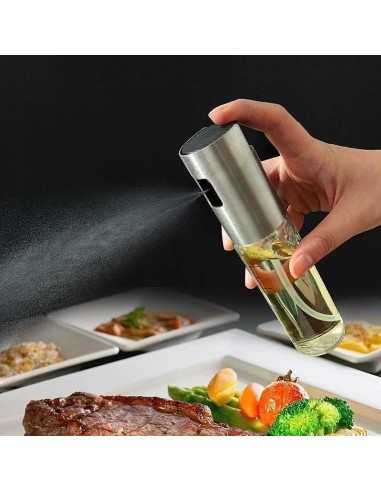 Rociador de Aceite de Oliva 100ml Genérico - Botella de Vidrio