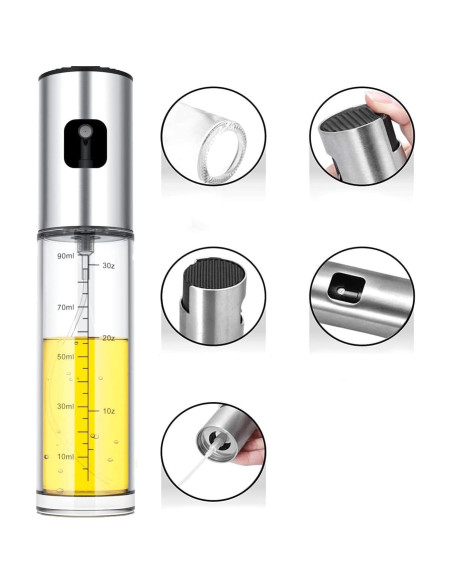 Rociador de Aceite de Oliva 100ml Genérico - Botella de Vidrio