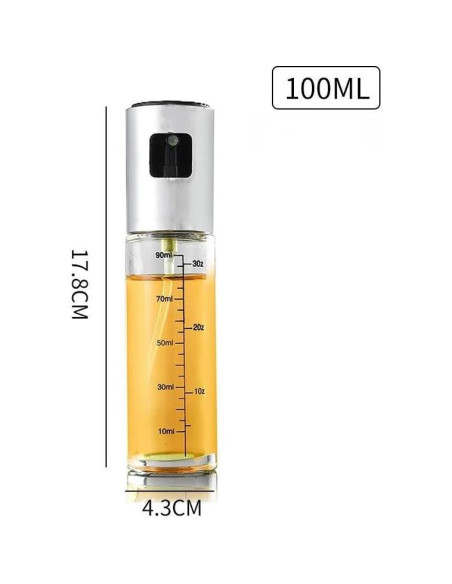 Rociador de Aceite de Oliva 100ml Genérico - Botella de Vidrio