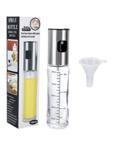 Rociador de Aceite de Oliva 100ml Genérico - Botella de Vidrio