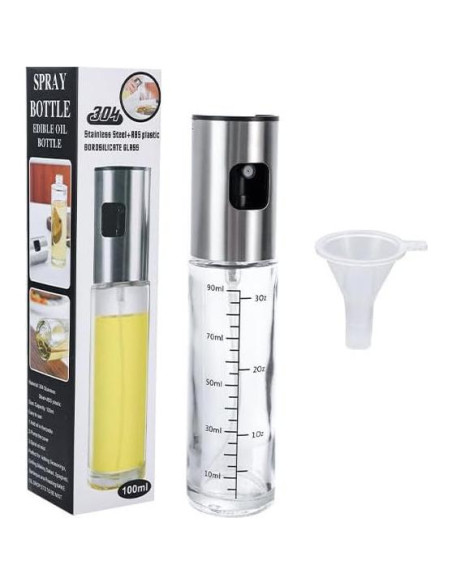 Rociador de Aceite de Oliva 100ml Genérico - Botella de Vidrio