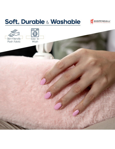 Soporte de Almohada 2-en-1 ShoppingAll para Tabletas 4.7"-13" Rosa