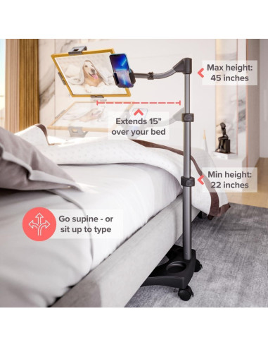 Soporte de Piso para Tableta LEVO G2 Essential Negro