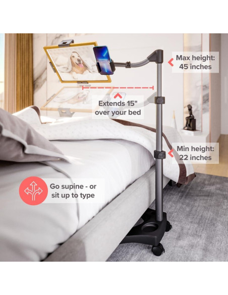 Soporte de Piso para Tableta LEVO G2 Essential Negro