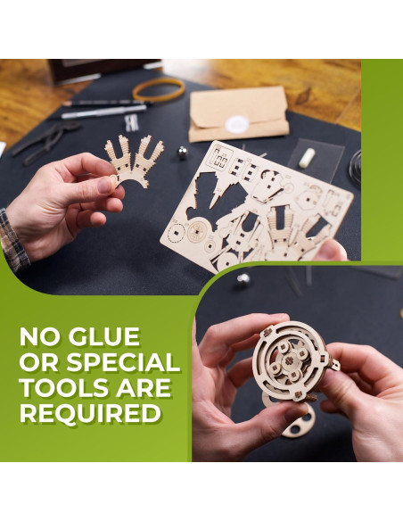 Reloj de Motor UGEARS 3D Puzzle Mecánico de Madera