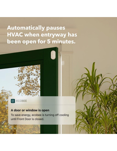 Paquete de Seguridad Ecobee: Cámara Timbre + Sensor Puertas