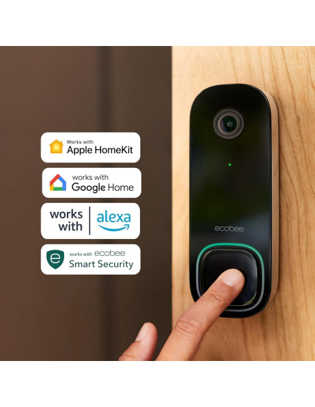 Paquete de Seguridad Ecobee: Cámara Timbre + Sensor Puertas