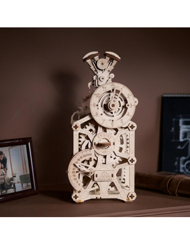 Reloj de Motor UGEARS 3D Puzzle Mecánico de Madera