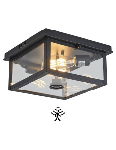 Luz de Techo Exterior Tarentlight con Sensor de Movimiento 2 Luces