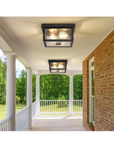 Luz de Techo Exterior Tarentlight con Sensor de Movimiento 2 Luces