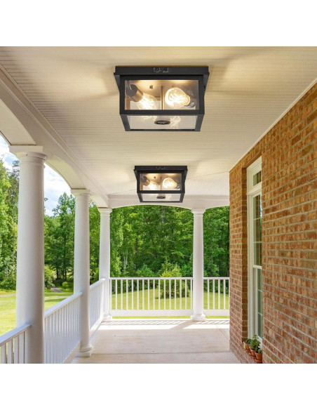 Luz de Techo Exterior Tarentlight con Sensor de Movimiento 2 Luces