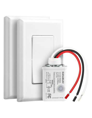 Kit Interruptor Inalámbrico Suraielec 15A 3 Vías Control Remoto