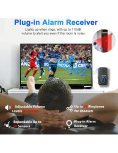 Alarma Inalámbrica Bistee ZJ-03-UK con Sensor de Movimiento 2