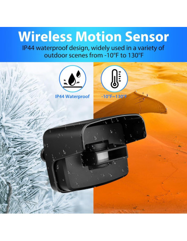 Alarma Inalámbrica Bistee ZJ-03-UK con Sensor de Movimiento