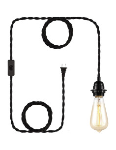 Kit de Luz Colgante DIY YIKEGE LICHT 4.57m Estilo Vintage 2