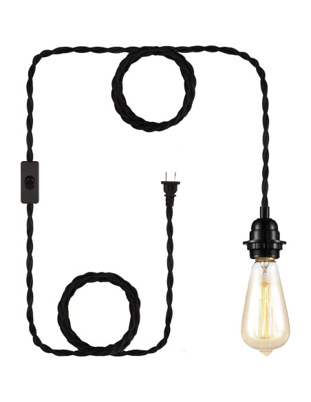 Kit de Luz Colgante DIY YIKEGE LICHT 4.57m Estilo Vintage