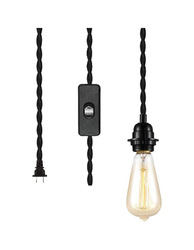 Kit de Luz Colgante DIY YIKEGE LICHT 4.57m Estilo Vintage