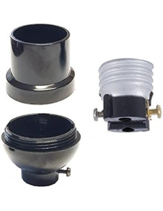 Kit de cableado para lámpara de mesa B&P negro 2.44m 2