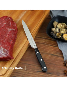 Cuchillo Utilitario Howashin 12.7 cm Acero Inoxidable Ergonómico 2