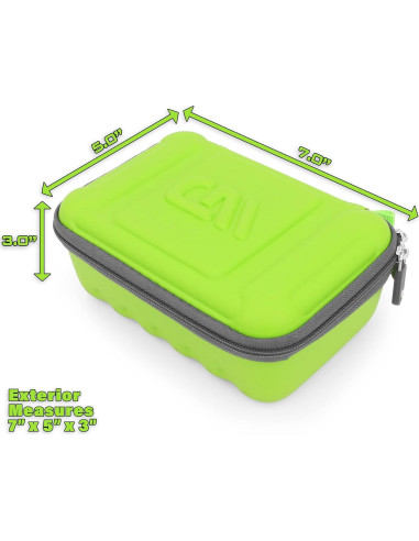 Estuche de Almacenamiento CASEMATIX para 12 Cuchillas Verde