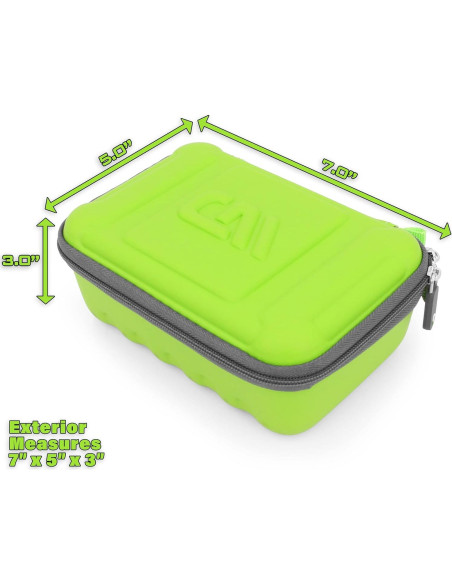 Estuche de Almacenamiento CASEMATIX para 12 Cuchillas Verde