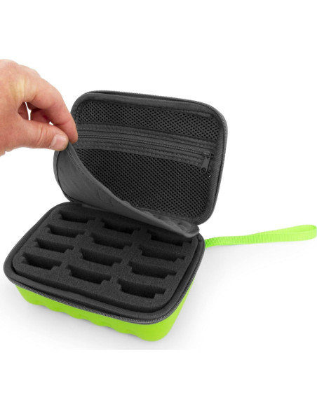 Estuche de Almacenamiento CASEMATIX para 12 Cuchillas Verde