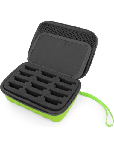 Estuche de Almacenamiento CASEMATIX para 12 Cuchillas Verde