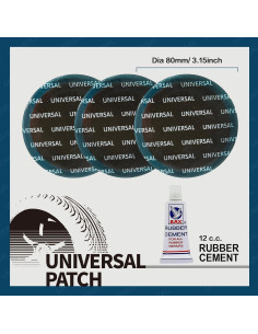 Kit de Parcheo Universal PAX 3 Pcs 80mm para Neumáticos 2