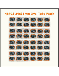 Kit de Reparación de Neumáticos PAX 48 Pcs 24x35mm con Adhesivo 2