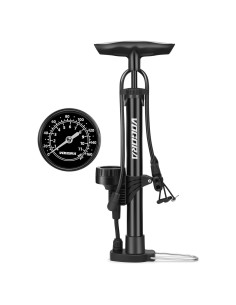 Bomba de Bicicleta VOGORA con Manómetro, Portátil, Doble Válvula