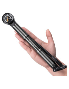 Bomba de Bicicleta Portátil CXWXC Mini con Manómetro 120 PSI