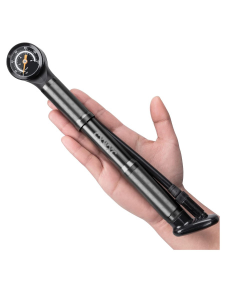 Bomba de Bicicleta Portátil CXWXC Mini con Manómetro 120 PSI