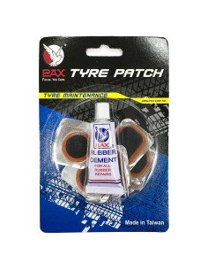 Kit de Parcheo de Neumáticos PAX 14 Piezas para Bicicleta