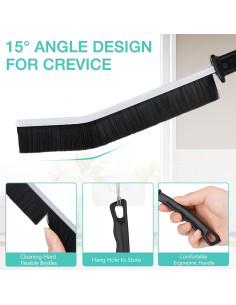 Juego de Cepillos de Limpieza de Ranuras Tedmax 12 Piezas 2