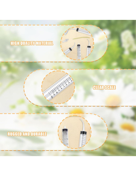 Juego de Jeringas de Alimentación Suxgumoe 12ml 20ml y Taza Medidora