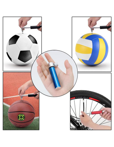 Bomba de Bicicleta Mini Portátil Kardne 120 PSI Aluminio