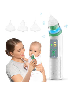 Aspirador Nasal Eléctrico Okimos OKI_6 Verde Profundo 5 Niveles