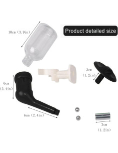 Botella dispensadora de agua para perros Andiker No-Drip 350ml 2