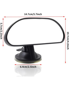 Espejo Retrovisor para Bebé NWpangu Ajustable 360 2