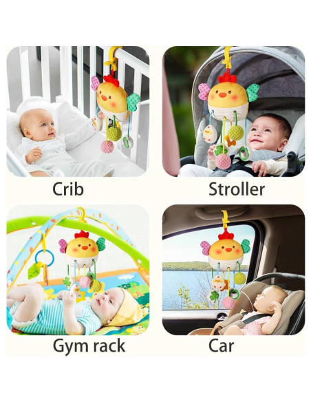 Juguetes Colgantes para Sillas de Auto CORSTAE Pollo Lindo