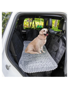 Alfombra para perro Mitid 63x137 cm antideslizante gris claro