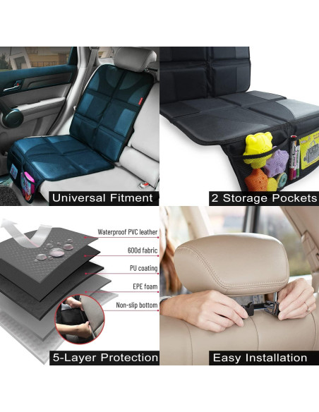 Protector de Asiento de Auto Autobase XL Impermeable 9 Capas