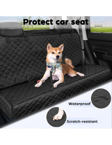Funda de Asiento de Coche Fidozen SC4V1 Impermeable para Perros