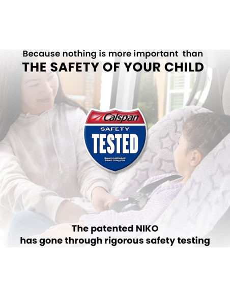 Cubierta de Asiento de Auto Infantil Niko Easy-Wash - Algodón Jersey Flechas Grises - Ajuste Universal