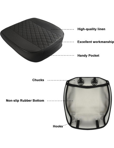 Protector de Asiento de Coche West Llama Negro Ajuste Universal