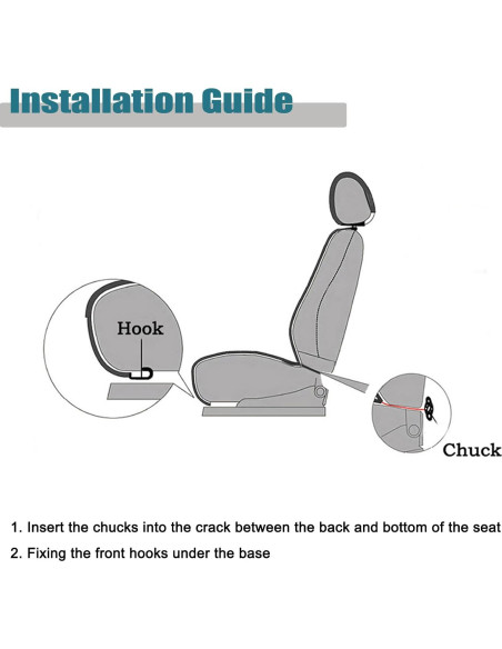 Protector de Asiento de Coche West Llama Negro Ajuste Universal