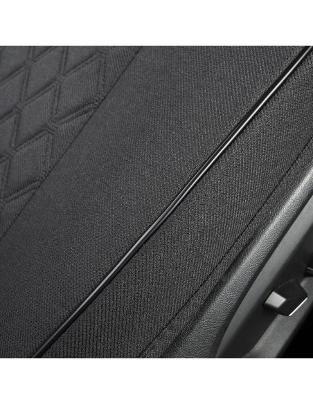 Protector de Asiento de Coche West Llama Negro Ajuste Universal