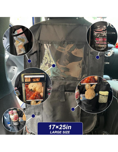 Organizador de Asiento Trasero Zntezed con Soporte para Tableta