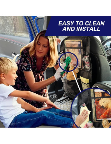 Organizador de Asiento Trasero Zntezed con Soporte para Tableta