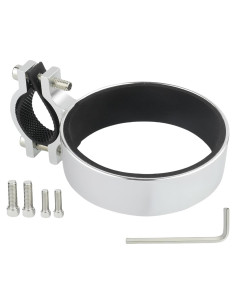Soporte para Taza de Manillar UIVXXUD Aluminio Plata 78mm